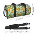 thumbnail image 2 of Fotbe Tangerine Bolsa Deportiva de Lona Plegable con Estampado, Bolsa de Gimnasio con Bolsillo Seco/Húmedo, Bolsa de Viaje Ultraligera de Gran Capacidad, 2 of 6