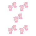 thumbnail image 3 of Minnieouse Guantes sin dedos con garra de oso, suaves y cómodos, para un aspecto moderno, guantes de medio dedo, color rosa cálido Type2 NO2, 3 of 6