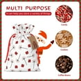 thumbnail image 7 of Fuzoiu Ladybug With Dandelion Print Christmas Gift Bag,Burlap Gift Bag with Drawstring Closure & Hang Tag,Perfect for Holidays, Birthdays, and Special Occasions-Medium, 7 of 7