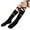 style-01 Black, variant on Kogui Knee High Socks Girls Uniform Kids Toddler Soccer Socks Knee High Tube long Socks Uniform Socks for Boys Girls Size 3-12 (Green,3-12 years)