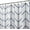 White/Navy Herringbone, variant on Modern Shower Curtain with Herringbone Pattern - Geometric Fabric Shower Curtain - Striped Design Minimalist Shower Curtain - Herringbone Shower Curtains for Bathroom - 72" x 84" - Navy Blue
