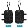 thumbnail image 3 of COEQINE Printed Crutch Bag Walking Cane Accesories Black Marble Crack Forearm Crutch Organizer Pouch, Elbow Crutch Bag, 2 Pockets, Organize Daily Essentials, for Elderly, 3 of 7