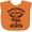 Orange, variant on Inktastic Handpicked for Earth by My Poppy in Heaven with Angel Wings` Boys or Girls Baby Bib