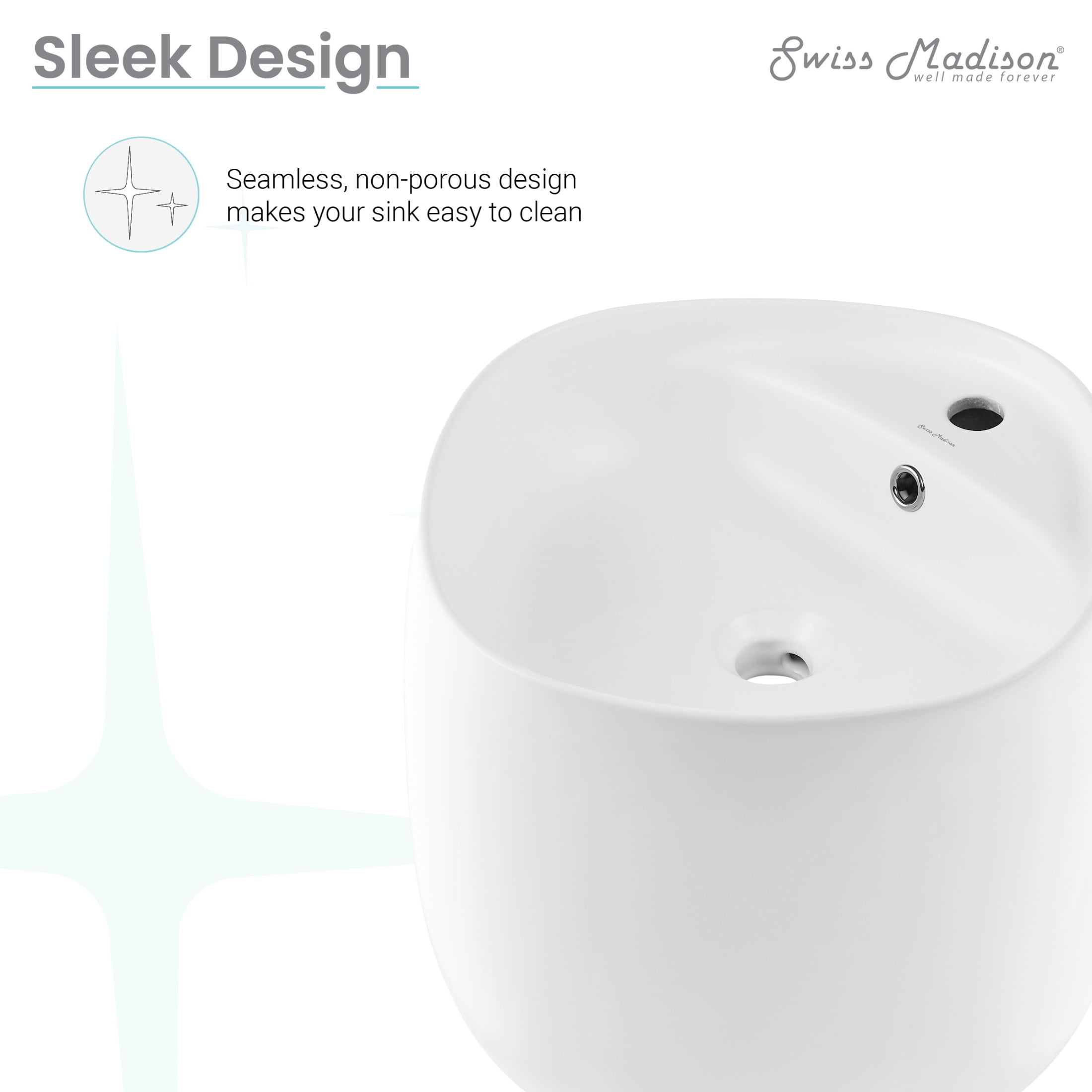 Ivy Wall-Mount Sink in Matte White