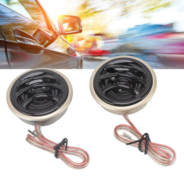 Dome Tweeter, Built in Capacitor Flush Mount Sound Quality 4 Ohm Car Loudspeaker for Car Audio Systems