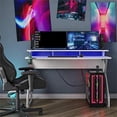thumbnail image 2 of NTENSE Xtreme Riser, Ergonomic, Home Office, Work Table, Computer, Gaming Room Desk, Monitor Stand, Cup Holder, Headphone Hook, White, 2 of 2
