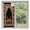 Black, variant on Boho Architecture Window Privacy Film, Folk Twin Arches Black Sky Floral Frame Frosted Glass Window Clings Static Cling UV Heat Blocking Reusable Door Sticker for Bathroom 17.7 x 39.3 Inch
