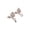 B, variant on Set of 2 Leaf Shape Curtain Wall Hooks Decorative Wall Mounted Hooks for Curtains Coats Hats Towels and Household Hanging