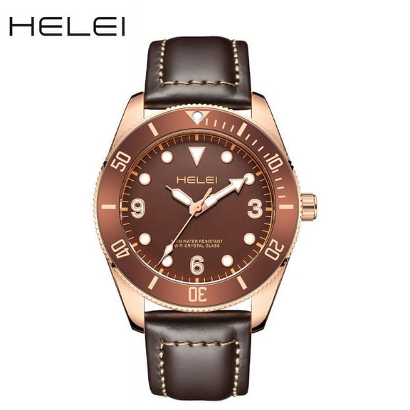 HELEI Men's Quartz Watch Waterproof Wristwatches 797913242098