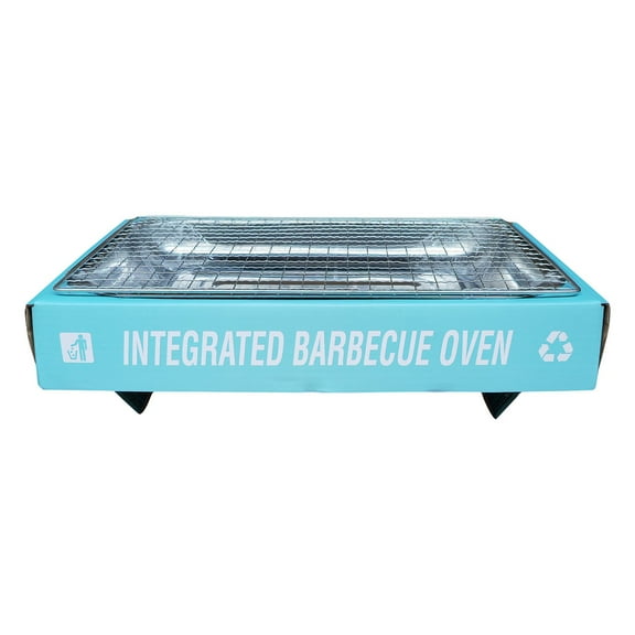 Home Saving! Jubipavy Integrated Disposable Barbecue Stove For Outdoor Picnic Group Building Stainless Steel Kraft Paper Fast Burning Charcoal Fire