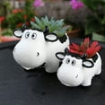 thumbnail image 4 of rygai Cow-Shaped Resin Planter - Hand-Painted Succulent Pot with Whimsical Design, Durable Weatherproof Flower Pot for Cactus, Mini Plants, and Home Decor, 4 of 8