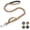 Brown, variant on 6Ft Dog Leash Large Dogs, Bungee Dog Leash with 2 Handles, Heavy Duty Dog Leashes for Medium Small Dogs, No Pull Shock Absorbing Dog Leash with Car Seat Belt for Training, Red