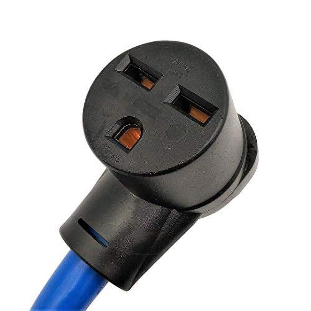 Parkworld 886740 RV 14-50P Male Right Angle with Handle to Welder Right Angle 6-30R Female 40AMP Adapter cord