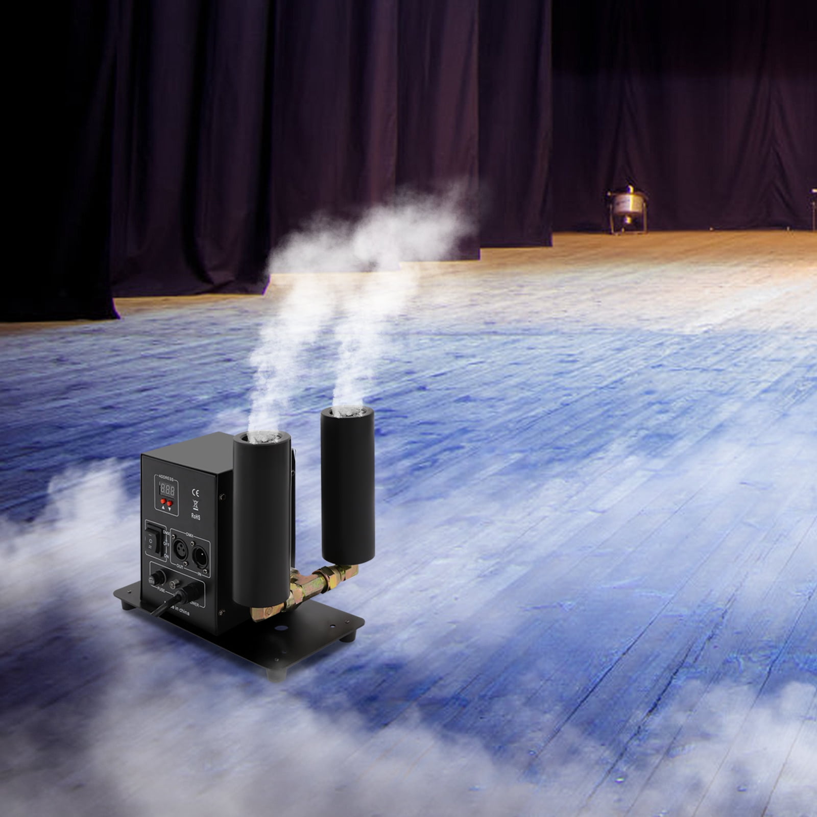 CO2 Jet Machine, Dual Nozzles CO2 Fog Machine, Jet Fog Machine 150W