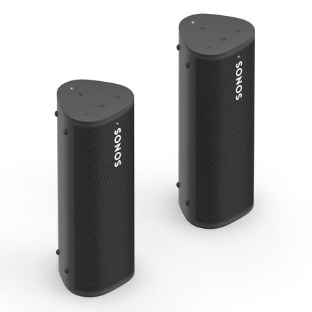 Sonos Adventure Set with Pair of Roam Portable Waterproof Bluetooth Speakers (Black)