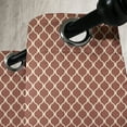 thumbnail image 4 of Ambesonne Retro Grommet Curtain, Chevron Scrolls, 50" x 63", Dark Orange Sand Brown, 4 of 6
