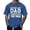 Blue, variant on Mens Pique Shirts Father'S Day Graphic Short Sleeve Funny Print Mens Graphic T-Shirts,Blue,6XL