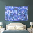 thumbnail image 3 of ZICANCN Funny Tapestry for Bedroom Aesthetic,Aesthetics of Diamond Color Arrangement Pattern Wall Tapestry for Living Room 60x40 Inches, 3 of 8