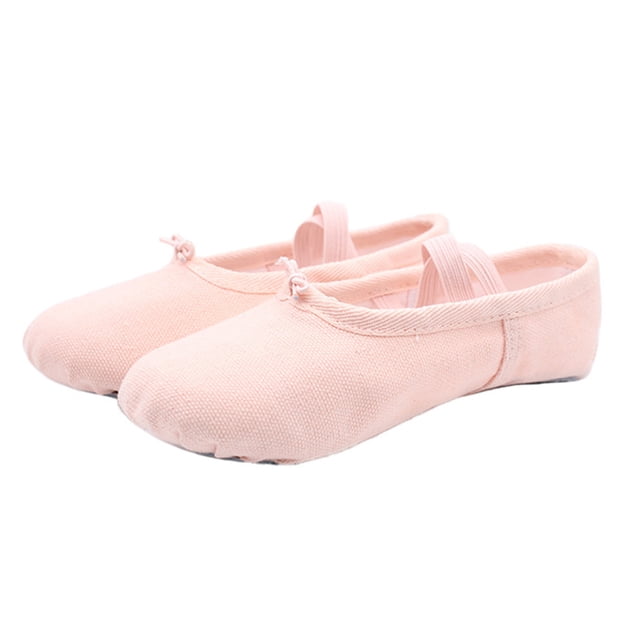 Sonducket 1 par de zapatos de práctica de baile de Ballet ajustables transpirables para mujer, zapatos de algodón antideslizantes para entrenamiento de Calzado Talla 34