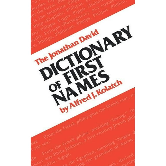 Dictionary of First Names (Hardcover)