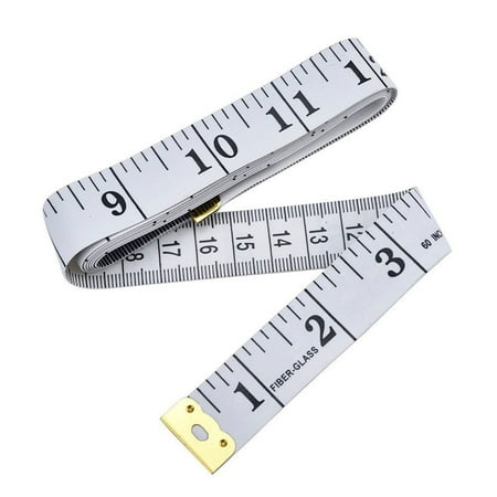 

Dual Sided Soft Tape Measure Weight Loss Body Sewing Tailor Cloth Ruler Inches/Centimeters