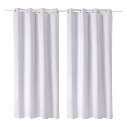 Blackout Curtains 84 Inch Length 2 Panels Set, 52x84 Inch Bedroom Curtains