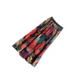 thumbnail image 2 of Sonducket High Waist Women Breathable And Fashionable Summer High Comfortable Women Pleated Print Print Summer Fresh Petite Prendas para la parte inferior del cuerpo rojo Talla única, 2 of 6