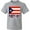 AC-Heather Grey, variant on Puerto Rico Flag & Name Youth T-Shirt