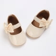 thumbnail image 5 of nvzhuang Baby Girls Moccasinss Bowknot Decor Soft Sole Flats Shoes  Non-Slip Summer Princess Shoes, 5 of 7