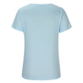 thumbnail image 5 of OKBOP Mock Neck Tops for Women,Fashion Summer V-Neck Lace Patchwork Short Sleeve Sexy Women'S Tops,Tees & Blouses Shirt Stays, 5 of 8