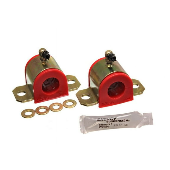 Energy Suspension 03-06 Toyota Corolla/Matrix Red 24mm Front Sway Bar Bushing Set (Greaseable Frame Fits select: 2004 TOYOTA COROLLA CE/LE