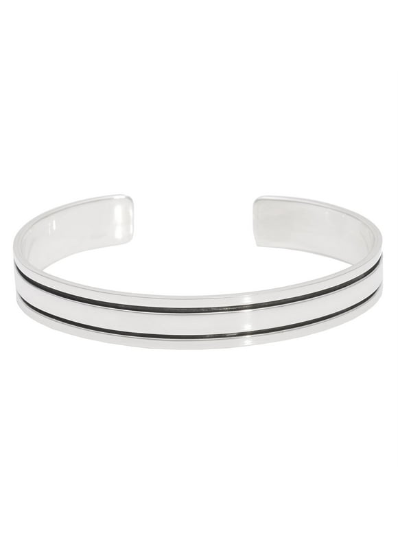 Mens Sterling Silver Cuff Bracelets