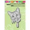 thumbnail image 2 of Stampendous Cling Stamp -Feline Curious, 2 of 2