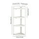 thumbnail image 3 of pstuiky Estante esquinero para ducha, organizador de ducha de 4 niveles, 92 x 43 x 31 cm (36,2 x 16,9 x 12,2 pulgadas), soporte para ducha interior de baño., 3 of 6