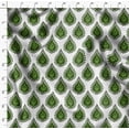 thumbnail image 4 of Soimoi Green Rayon Fabric Floral Block Decor Fabric Printed Yard 42 Inch Wide, 4 of 5