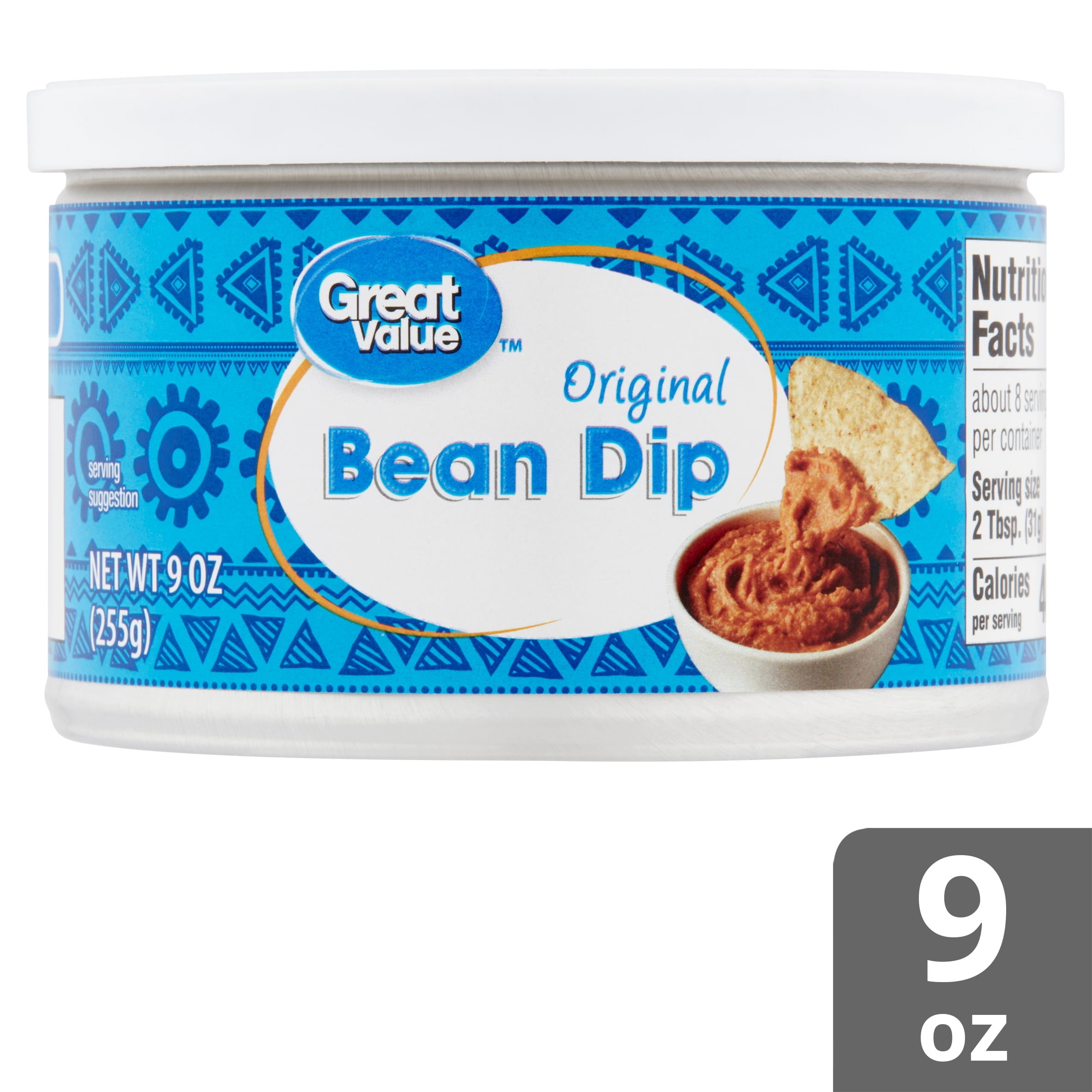 Great Value Original Flavor Bean Dip, 10 oz