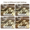 thumbnail image 7 of ODIKA 2'x3' Washable Throw Rug Panel Cabin Vintage Badge Forest Border Wildlife Print Fishing Flowing Dynamic for Hallway, Study Room, Non-Slip Low Profile, Flatwoven, 7 of 7