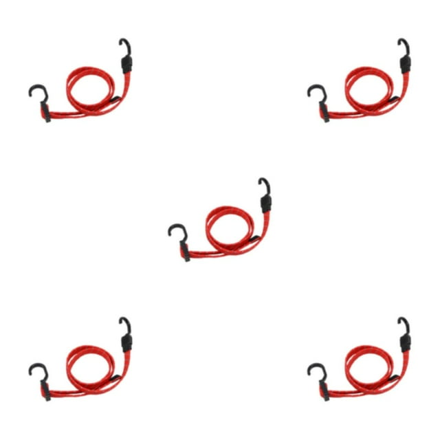 Baohd 1/2/3/5 High-strength Cargo Strap - Reliable And Abrasion-resistant For Securing Valuables Durable Luggage Reflective red 120cm 5PCS