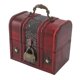 thumbnail image 1 of CAJA DE COFRE DEL TESORO VINTAGE, CAJA DE ALMACENAMIENTO DE JOYERIA DE MADERA DELA DECORATIVA VINTIVA PARA HOGAR, 1 of 7