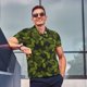 thumbnail image 4 of Fotbe Tropical Palm Leaves Fern Leaf Camiseta Polo de Golf para Hombre con Estampado – Camisa Deportiva Transpirable con Cuello Abotonado-4X-Large, 4 of 6