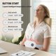 thumbnail image 3 of Menstrual Heating Pad, Period Pain Relief Heating Pad, Fast Heating Electric Period Cramp Relief Device with 3 Heat Levels and 3 Massage Modes, Gift f, 3 of 5