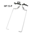 thumbnail image 4 of 2PCS Orginal LCD Back Cover Hinges Set for Pavilion 15-P 15-P066US 15-P000 762508-001 Silver Non-touch, 4 of 7