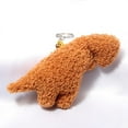 thumbnail image 3 of LANFENG Toy Dino Chicken Nuggets Keychain - Dinosaur Nugget Keychain - Funny Soft Dino Plush Bag Charm, 3 of 13