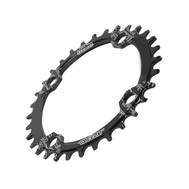Bicycle Chainring, 32T Sturdy Narrow Wide Helpful Bike Round Chainring for Mountain Bicycle Black,Red,Blue