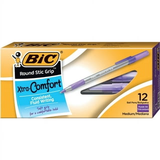 Bic MSB11BK Cristal Xtra Bold Ballpoint Stick Pen, Black Ink, 1.6mm, Bold, Dozen