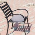thumbnail image 3 of IMossad Round Outdoor Chair Cushion Patio Furniture Cushion Waterproof Removable Garden Seat Pad Non-Slip Foam Filled Pillow, 3 of 4