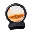 thumbnail image 2 of Pintura de arena fluida, imagen artística, pintura de arenas movedizas, adornos, reloj de arena 3D Amarillo, 2 of 9