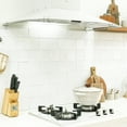 thumbnail image 2 of HiTRONS SOLUTiONS Ver Q Diy Kitchen Wall Metal Tile White Color (50 Ea), 2 of 9