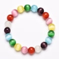 thumbnail image 2 of Pulsera de cristal de 7 chakras, pulsera de chakra con cuentas de piedras preciosas naturales, pulsera de cristal curativo para hombres y mujeres oso de fresa Electrónica, 2 of 4
