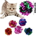 thumbnail image 2 of 20 Jouets pour Chats Colorés Dégradé Jouet pour Chat Balle en Polyester Film Balle, 2 of 5